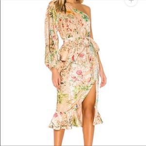 One shoulder split hem dress, never worn still in package